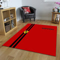 Ferrari F1 Rug Car Person Gift Formula 1 Racing Carpet for Garage