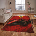 Ferrari F1 Rug Car Person Gift Formula 1 Racing Carpet for Garage