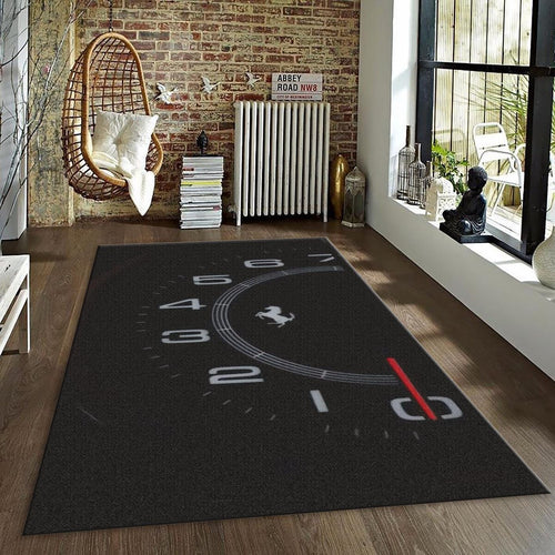 Ferrari F1 Rug Car Person Gift Formula 1 Racing Carpet for Garage