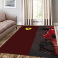 Ferrari F1 Rug Car Person Gift Formula 1 Racing Carpet for Garage