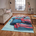 Ferrari F1 Rug, F1 Handmade Drawing
