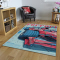 Ferrari F1 Rug, F1 Handmade Drawing