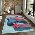 Ferrari F1 Rug, F1 Handmade Drawing