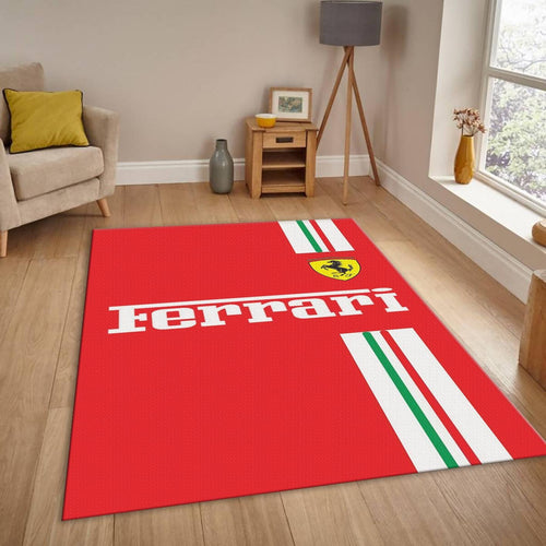 Ferrari F1 Rug Crafting Designs Formula 1 Racing Carpet for