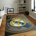 Real Madrid Rug, Big Logo Background RM