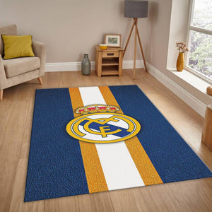 Real Madrid Rug, RM Colors Lined under Logo
