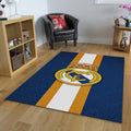 Real Madrid Rug, RM Colors Lined under Logo