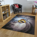 Real Madrid Rug Real Madrid Football Carpet for Garage & Kids