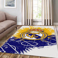 Real Madrid Rug Real Madrid Football Carpet for Garage & Kids