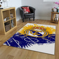 Real Madrid Rug Real Madrid Football Carpet for Garage & Kids