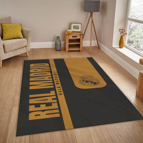 Real Madrid Rug Real Madrid Football Carpet for Garage & Kids