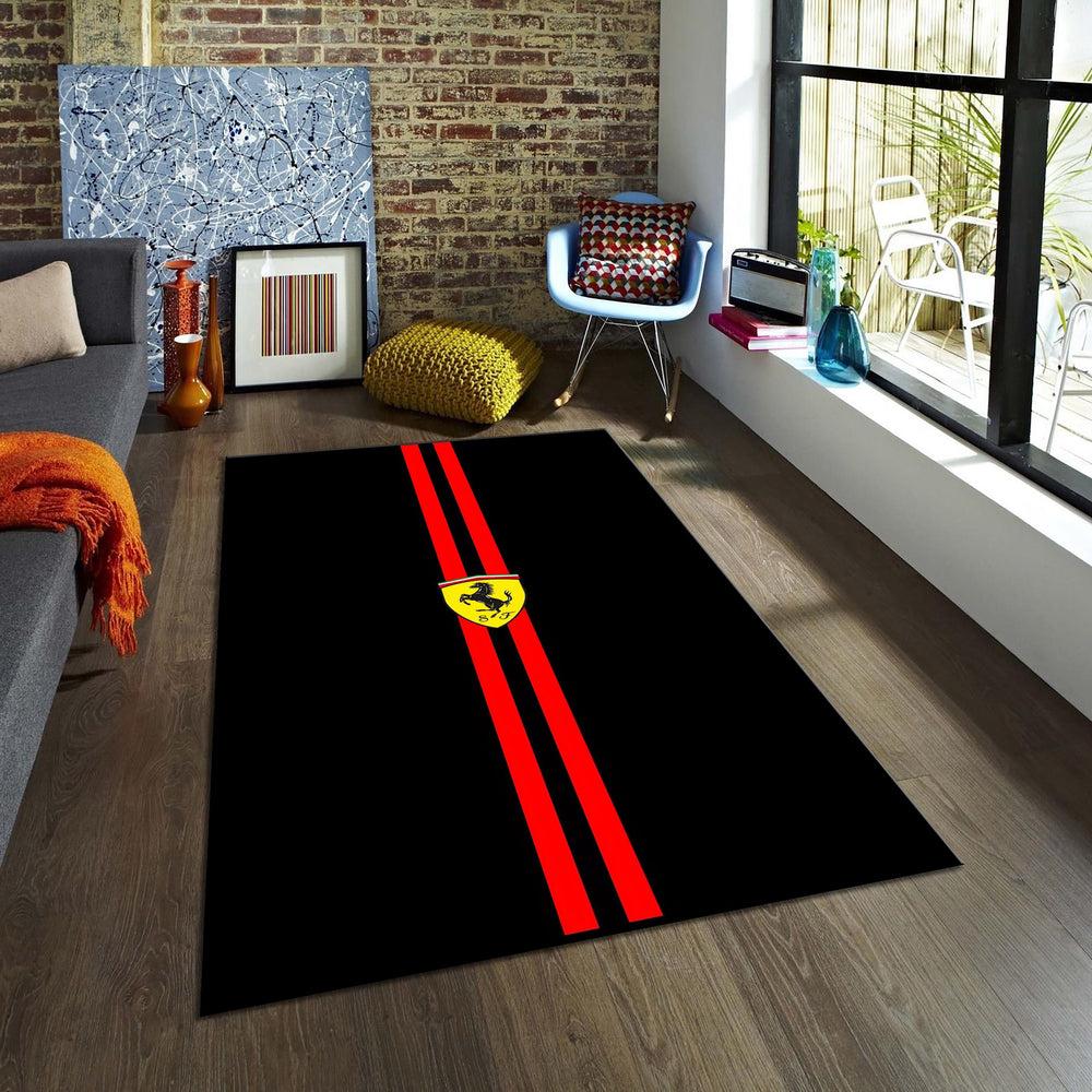 Ferrari Rug Car Rug Stylish Rug Living Room Rug Area Rug Kids