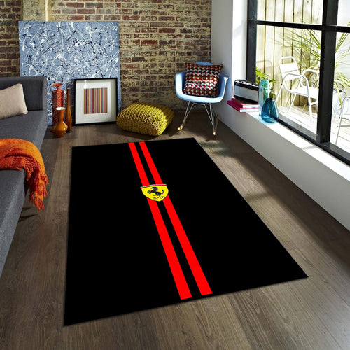 Ferrari Rug Car Rug Stylish Rug Living Room Rug Area Rug Kids