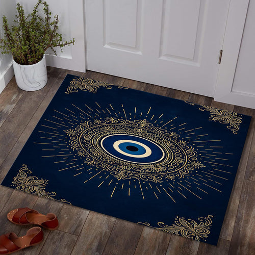 Abstract Area Rug, Colorful Indie Room Decor, Modern Non Slip