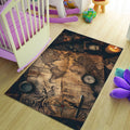 Map Rug, Compass Rug, Abstract Area Rug, Modern Non Slip