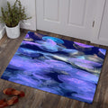 Jellyfish Rug, Abstract Area Rug, Colorful Indie Room Decor, Non