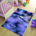 Jellyfish Rug, Abstract Area Rug, Colorful Indie Room Decor, Non