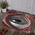 Illuminati Rug, Abstract Area Rug, Non Slip Rug, Living Room Rug