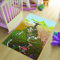 Rio de janeiro Rug, Abstract Area Rug, Non Slip Rug, Living Room