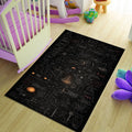 Math Rug, Physics Rug, Art Rug, Space Rug, Abstract Area Rug, Non