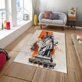 Statue of Liberty Rug, Doormat, Freedom Symbol Living Room Floor