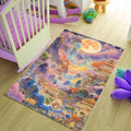 Cloud Rug, Colorful Rug, Japanese hokusai Rug, Nostalgic Rug