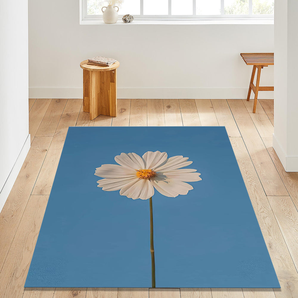 Daisy Rug, Sunflower Rug, Area Rug, Non Slip Rug, Artistic Living