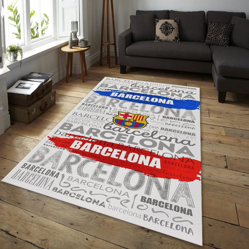 FC Barcelona Rug, FC Barcelona Rug: Football Team Soccerball Gift