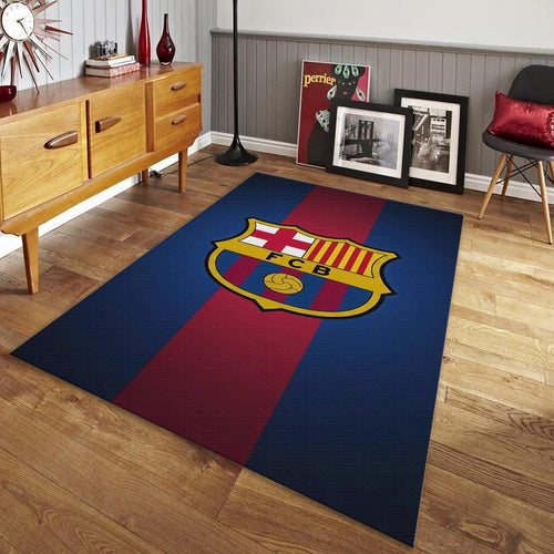 FC Barcelona Rug, FC Barcelona Rug: Soccer Team Flag Carpet