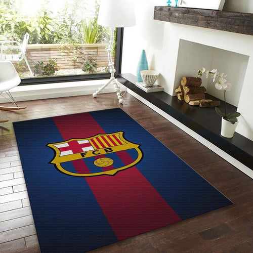 FC Barcelona Rug, FC Barcelona Rug: Soccer Team Flag Carpet