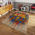 FC Barcelona Rug, FC Barcelona Rug: Football Team Soccerball Gift