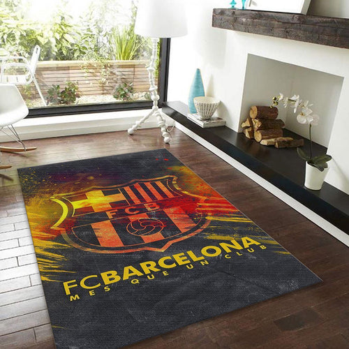 FC Barcelona Rug FC Barcelona Rug: Football Team Soccerball