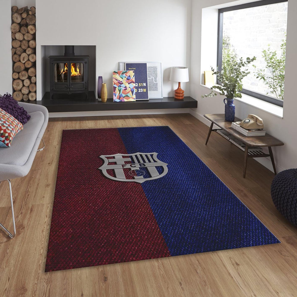 FC Barcelona Rug, FC Barcelona Rug: Soccer Team Carpet