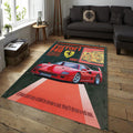 Ferrari F1 Rug, Ferrari F1 Rug: Personalized Racing Car Carpet