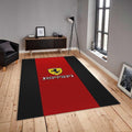 Ferrari F1 Rug, Ferrari F1 Rug: Custom Team Racing Car Carpet