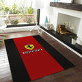 Ferrari F1 Rug, Ferrari F1 Rug: Custom Team Racing Car Carpet