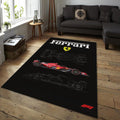Ferrari F1 Rug Ferrari F1 Car Rug Formula 1 Racing Carpet for