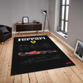 Ferrari F1 Rug Ferrari F1 Car Rug Formula 1 Racing Carpet for