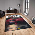 Ferrari F1 Rug, Ferrari F1 Rug: Custom Team Racing Car Carpet