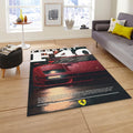 Ferrari F1 Rug, Ferrari F1 Rug: Custom Team Racing Car Carpet