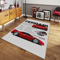 Ferrari F1 Rug Ferrari F40 Rug Formula 1 Racing Carpet for Garage