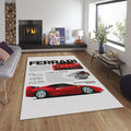 Ferrari F1 Rug Ferrari F40 Rug Formula 1 Racing Carpet for Garage