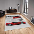 Ferrari F1 Rug Ferrari F40 Rug Formula 1 Racing Carpet for Garage