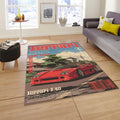 Ferrari F1 Rug Ferrari F40 Rug Formula 1 Racing Carpet for Garage