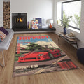 Ferrari F1 Rug Ferrari F40 Rug Formula 1 Racing Carpet for Garage