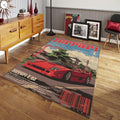 Ferrari F1 Rug Ferrari F40 Rug Formula 1 Racing Carpet for Garage