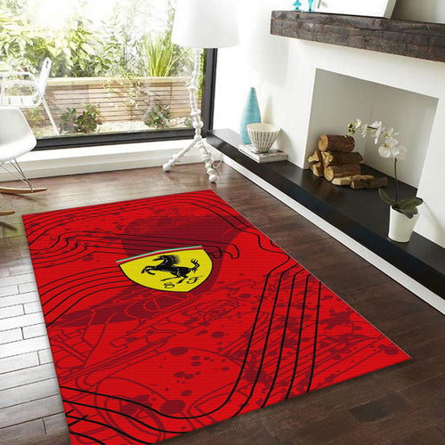 Ferrari F1 Rug, Ferrari F1 Racing Rug