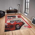 Ferrari F1 Rug, Ferrari F1 Rug: Custom Car Carpet for Office