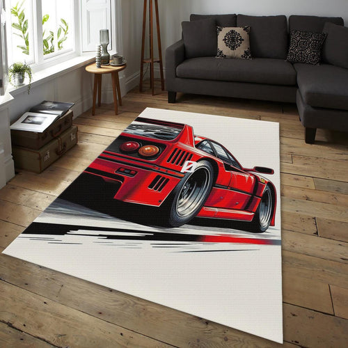 Ferrari F1 Rug Ferrari Rug Formula 1 Racing Carpet for Garage &