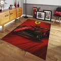 Ferrari F1 Rug, Ferrari F1 Rug: Custom Team Racing Car Carpet